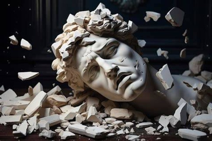 Living Statues Falling