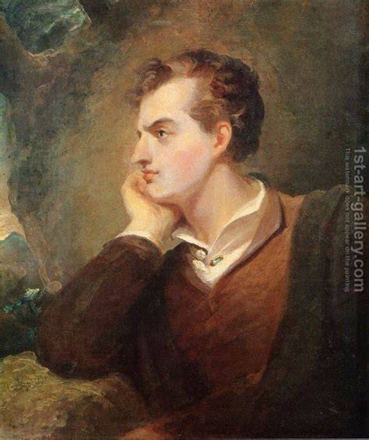 Lord Bryon Death Painting