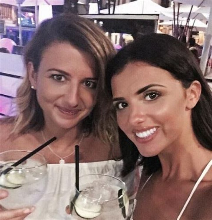 Lucy Mecklenburgh with her sister Christie Mecklenburgh