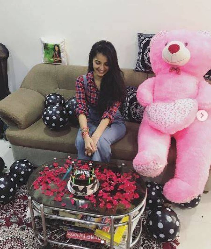 Mahima Makwana celebrating her birthday