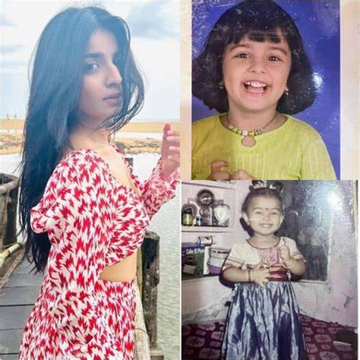 Mahima Makwana childhood picture