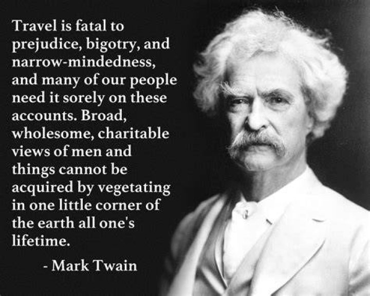 Mark Twain On Travel