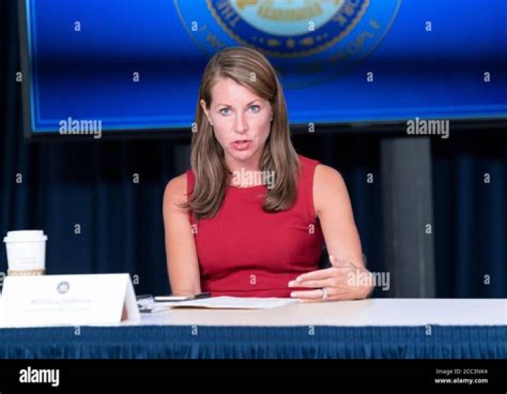Melissa DeRosa in a press conference