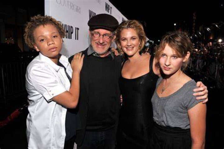 Mikaela Spielberg with her family