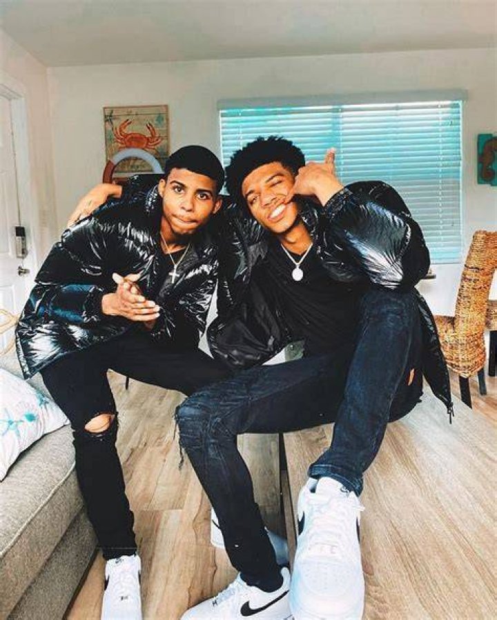Mikula with his brother Devron Mikula