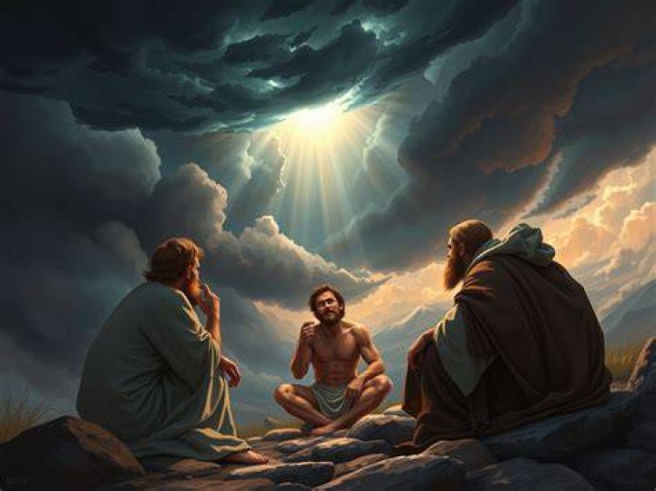 Moses with his friends