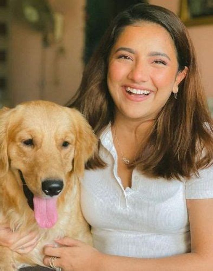 Mrunal Panchal and her pet dog