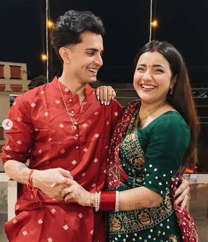 Mrunal Panchal with her fiancé Anirudh Sharma