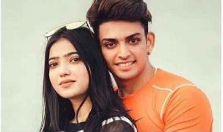 Muskan Sharma and her ex boyfriend