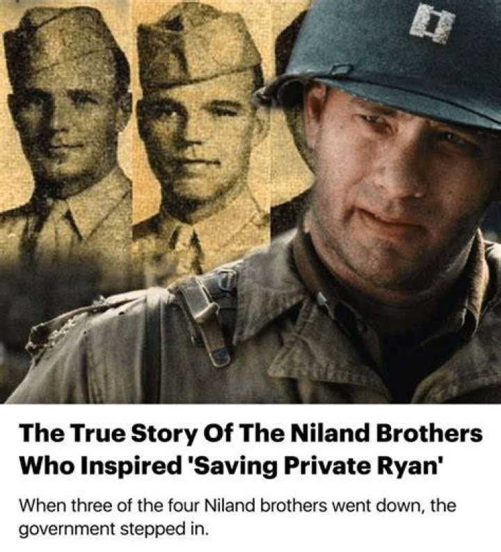 Niland Brothers Who Inspired Saving Private Ryan