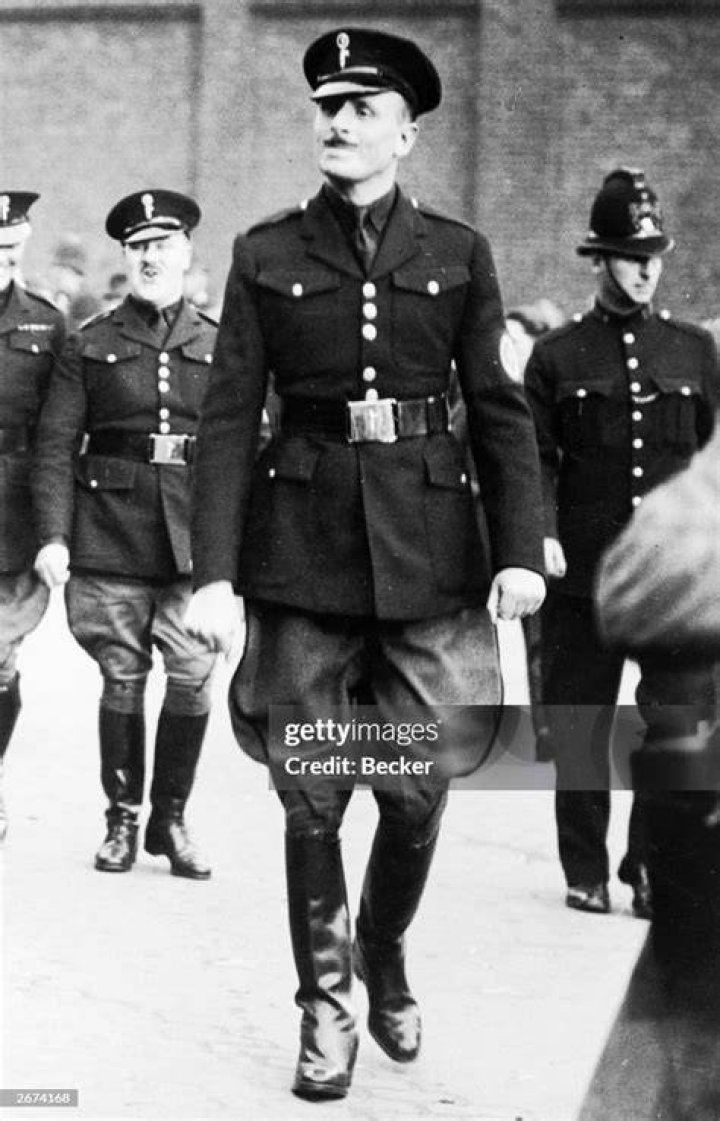 Owald Mosley In Uniform