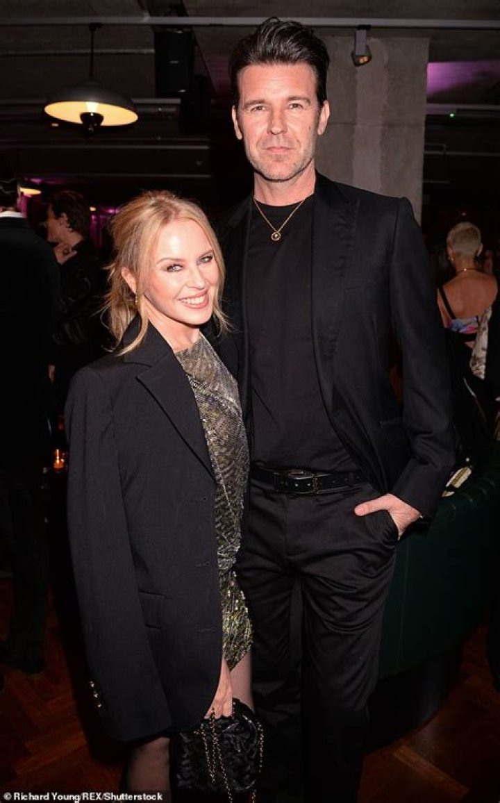 Paul Solomons with his ex girlfriend Kylie Minogue