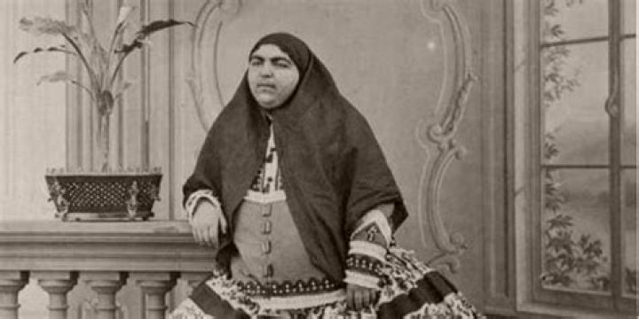 Princess Qajar all ready for a ceremony