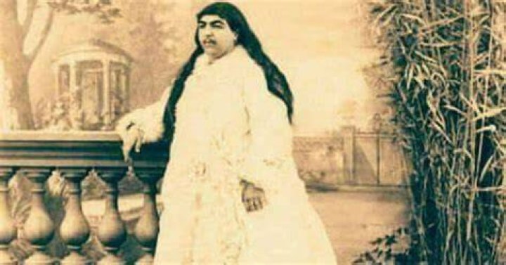 Princess Qajar in her garden