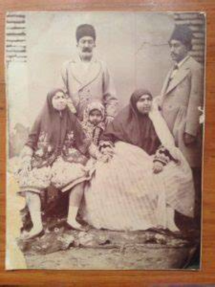 Princess Qajar with her father