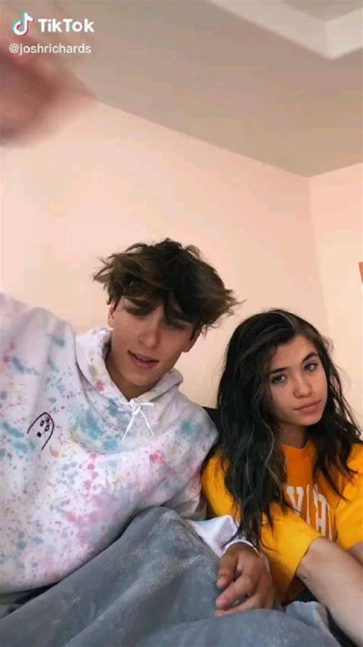 Richards with his ex-girlfriend Nessa Barrett