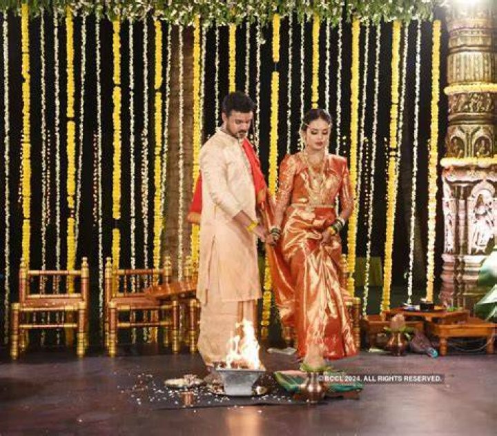 Shivani Rangole during Henna ceremony