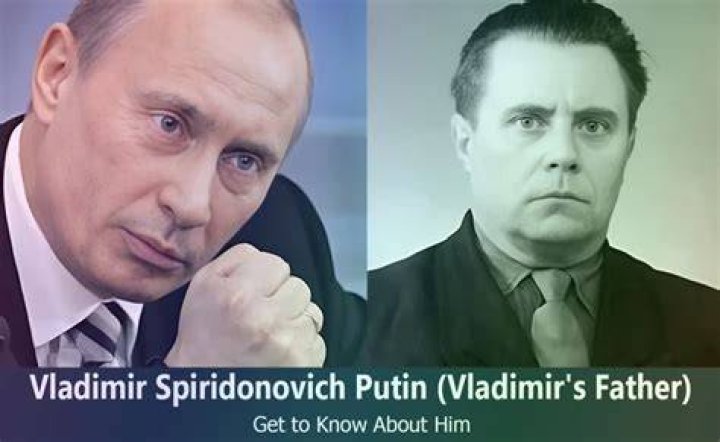 Spiridonovich Putin's wife Maria and son Vladimir Putin