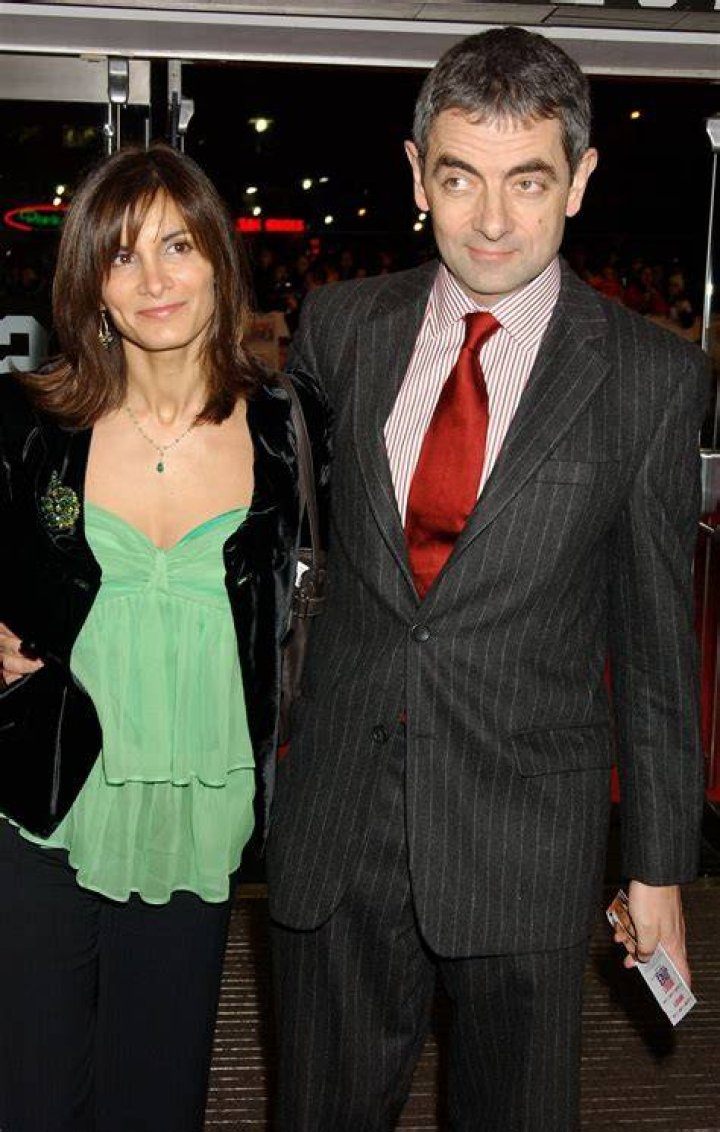Sunetra Sastry with Rowan Atkinson