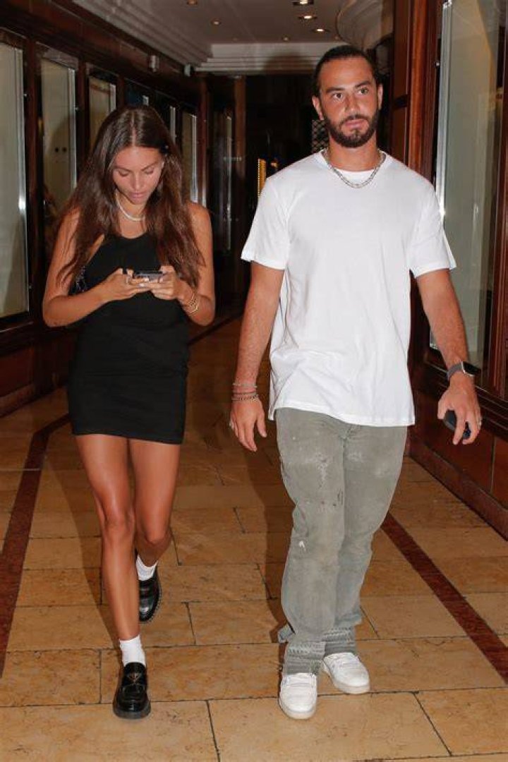 Thylane Blondeau with her boyfriend