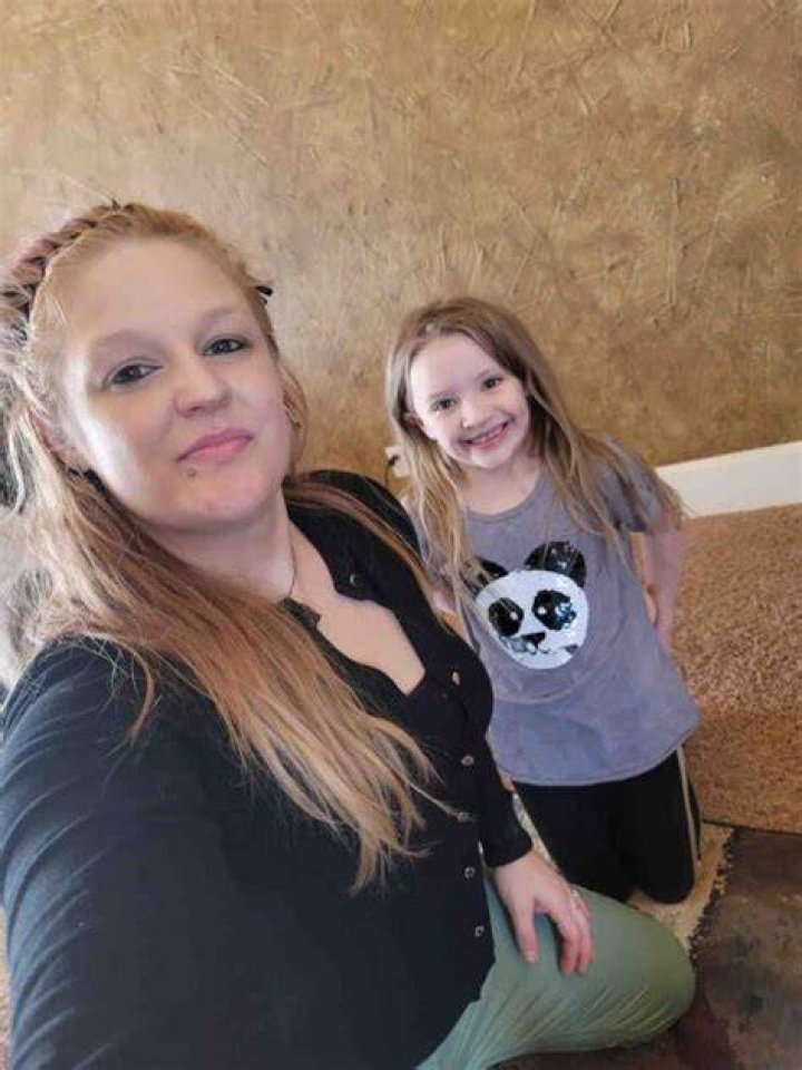 Tiffani Hill And Smiling Daughter