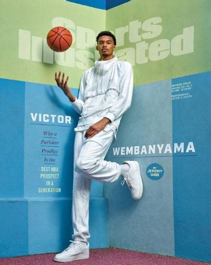 Victor Wembanyama featured on magazine