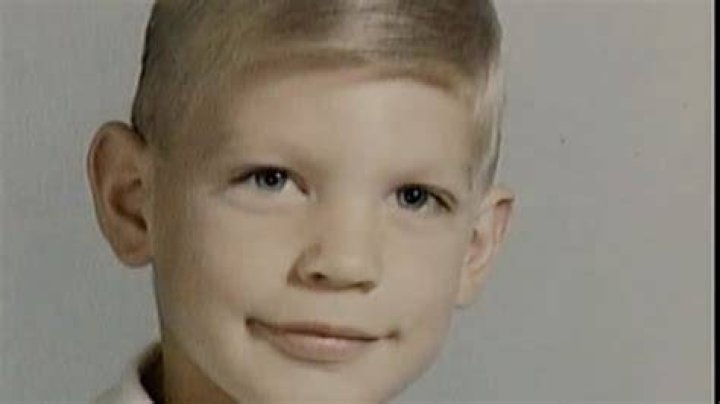 Young Jeffrey Dahmer with his parents